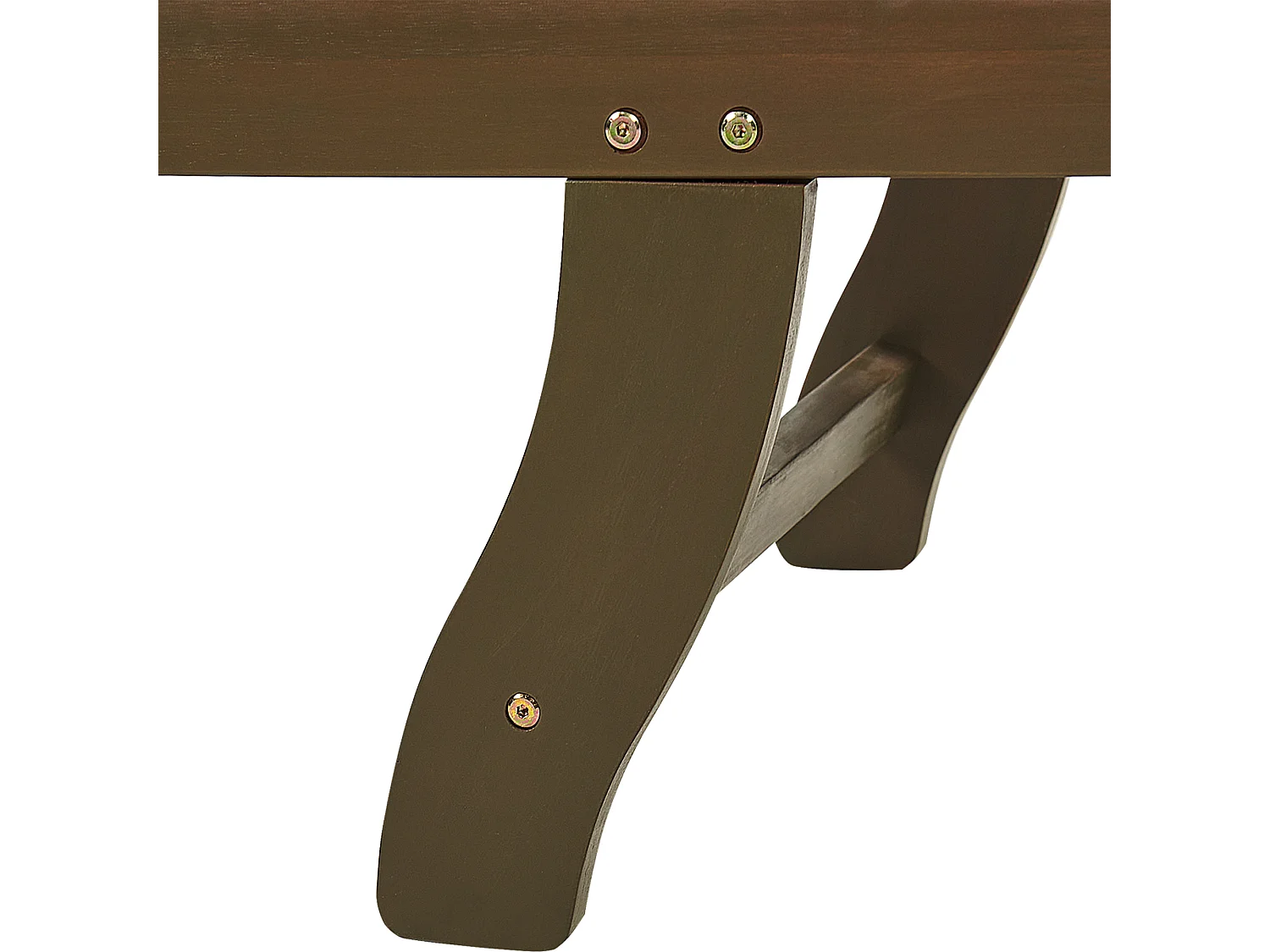 Lettino Prendisole con Cuscino AMANTEA Legno d'acacia Blu scuro