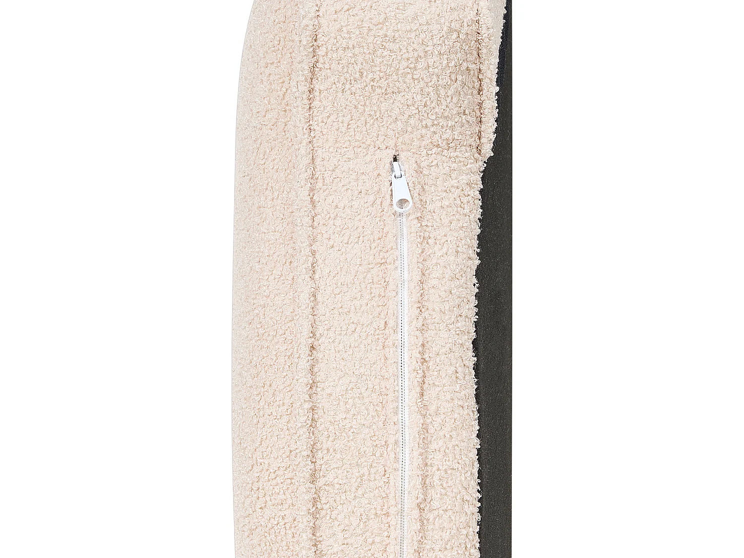 Chaise longue versione destra ALLIER Bouclé Beige chiaro