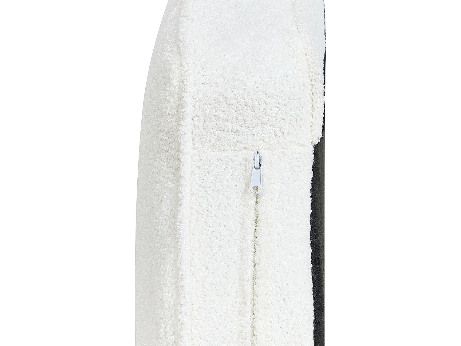 Szezlong prawostronny ALLIER Boucle Złamana biel