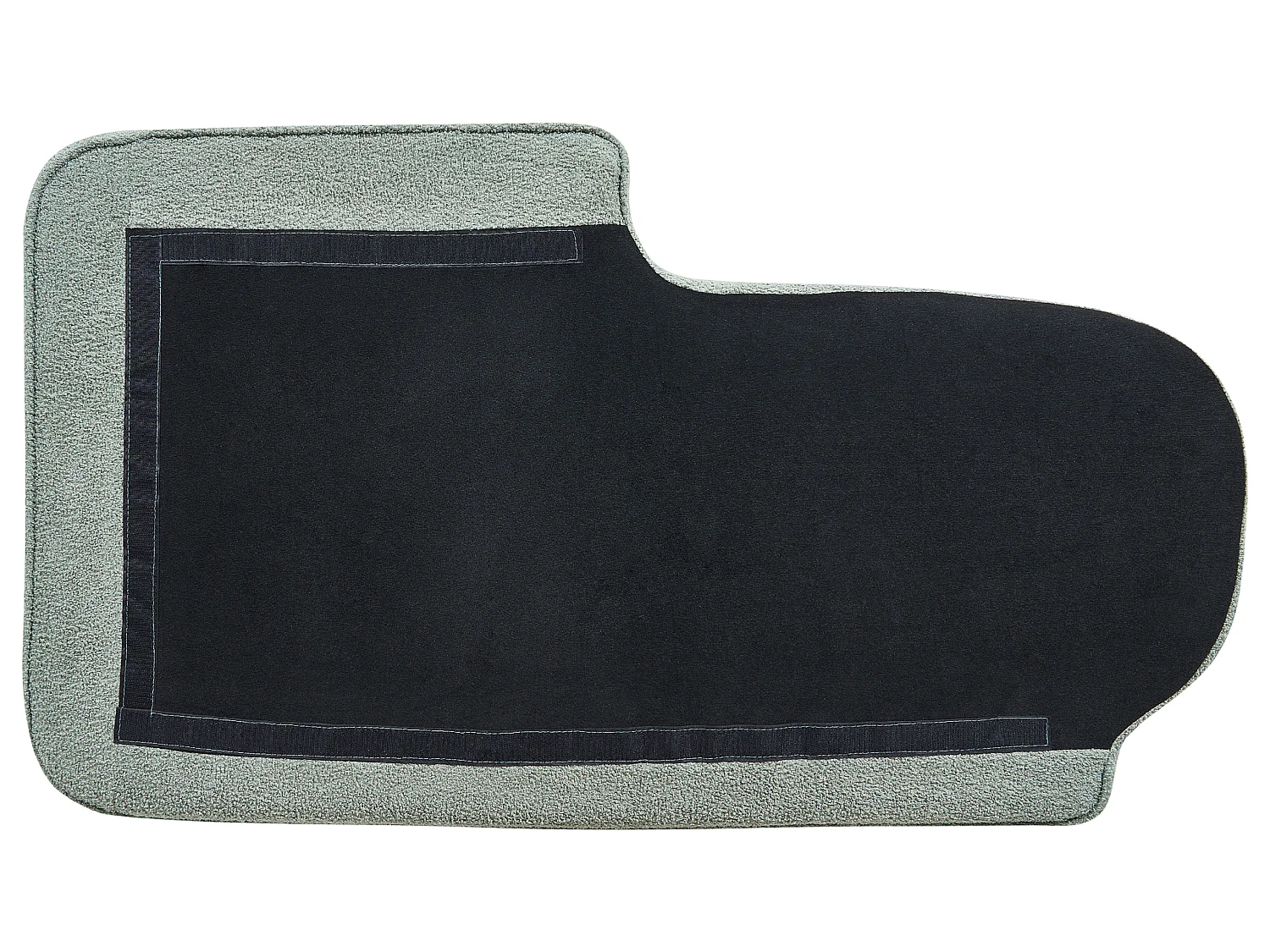 Linksseitige Chaiselounge ALLIER Bouclé Grün