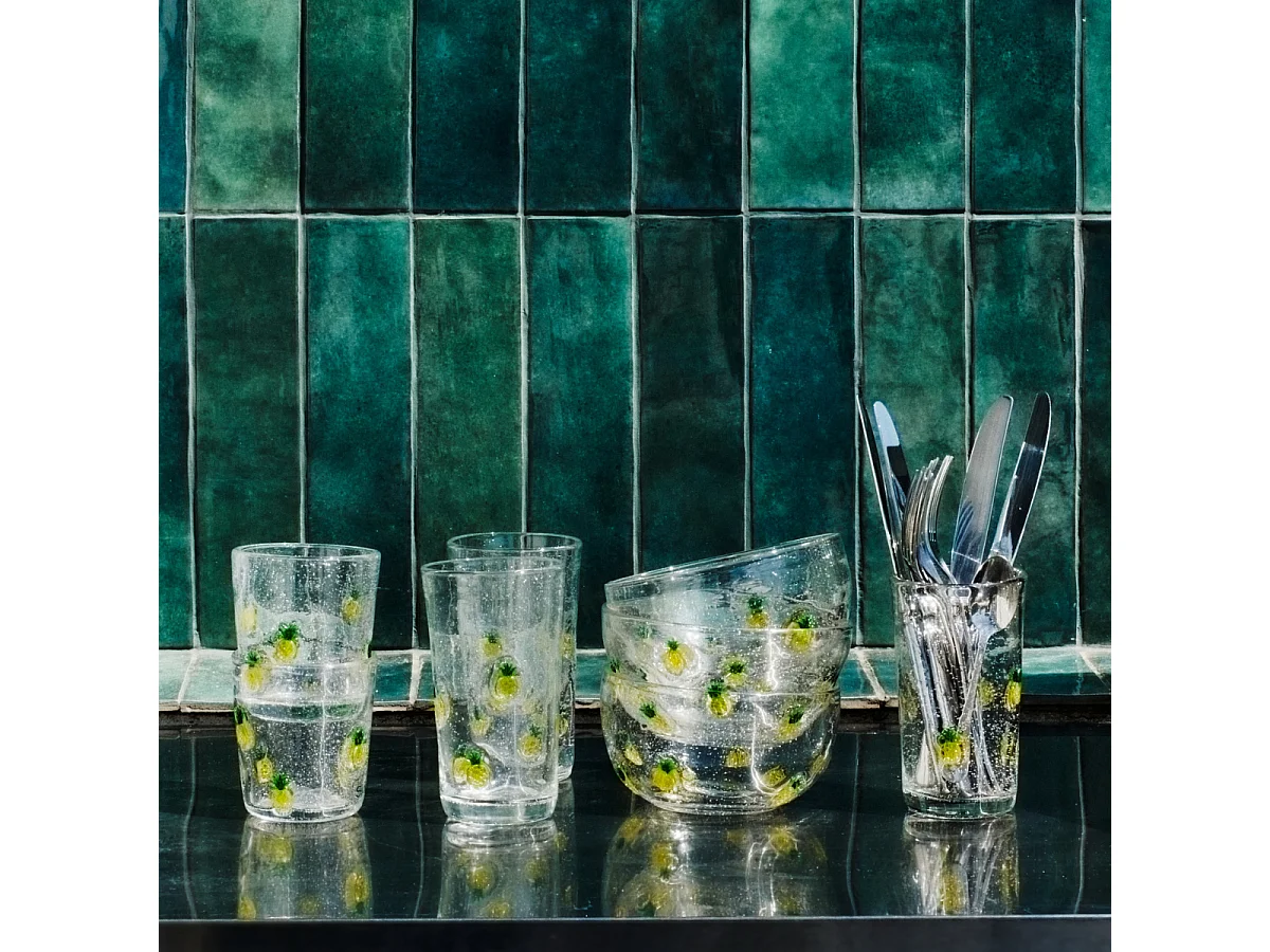 Verre à Eau Oasis - Jaune