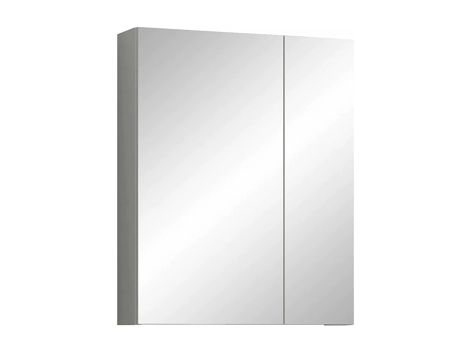 Spiegelwandkast 2 deuren 3 planken Randy 60 cm