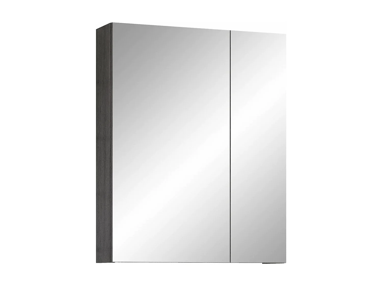 Spiegelwandkast 2 deuren 3 planken Randy 60 cm