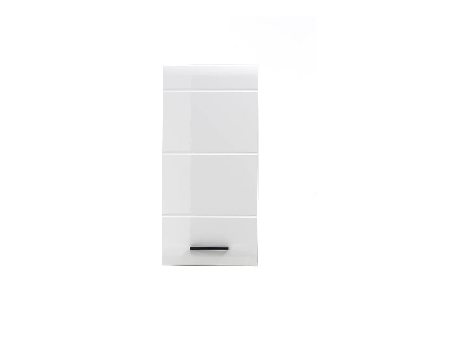 Meuble haut mélaminé blanc brillant. L - H - P : 30 | 77 | 23 cm