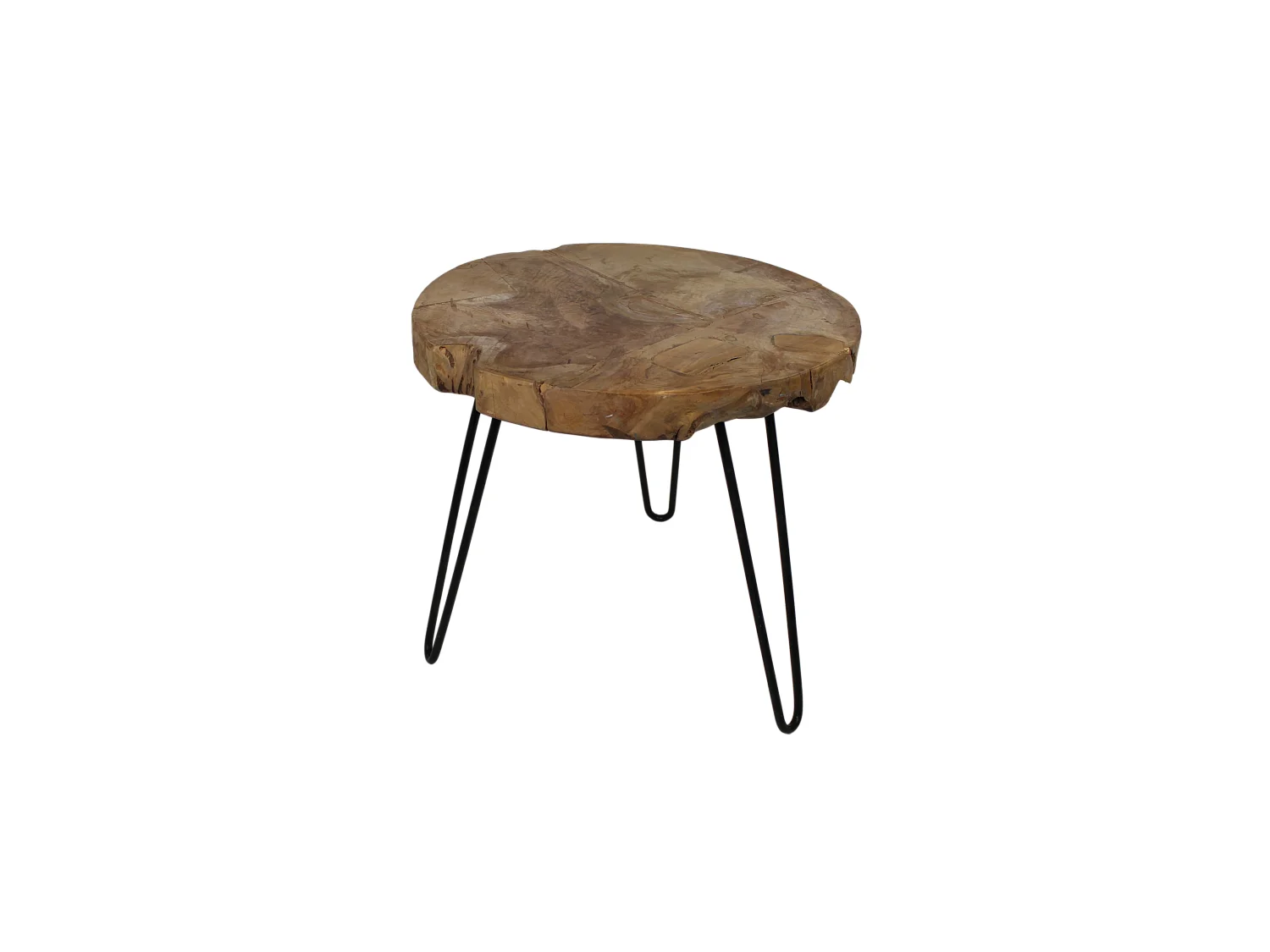 Table d´appoint Root - Teck ø55*50