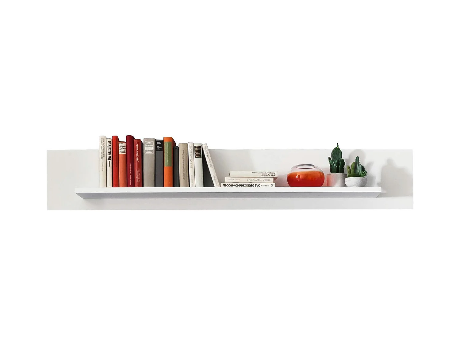 Étagère murale blanc brillant Tako 153cm