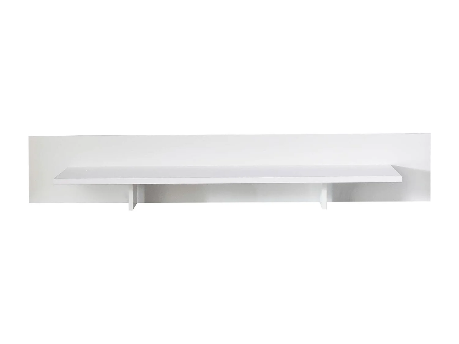 Étagère murale blanc brillant Tako 153cm