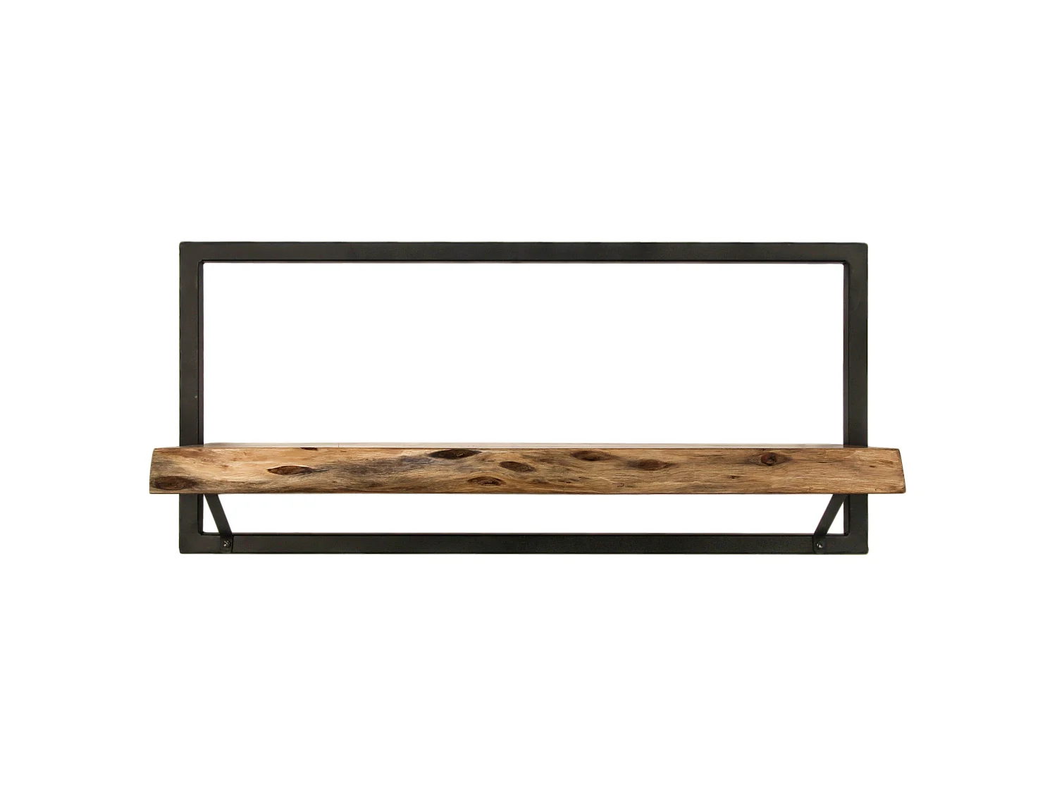 Étagère murale Levels live edge (bord brut) - Acacia/fer 70*22*32