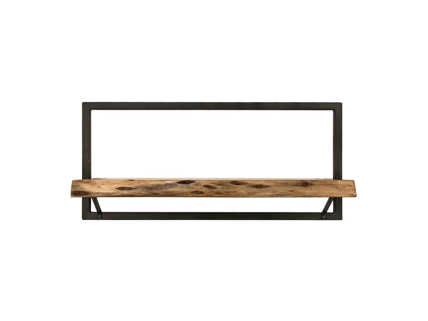 Étagère murale Levels live edge (bord brut) - Acacia/fer 70*22*32