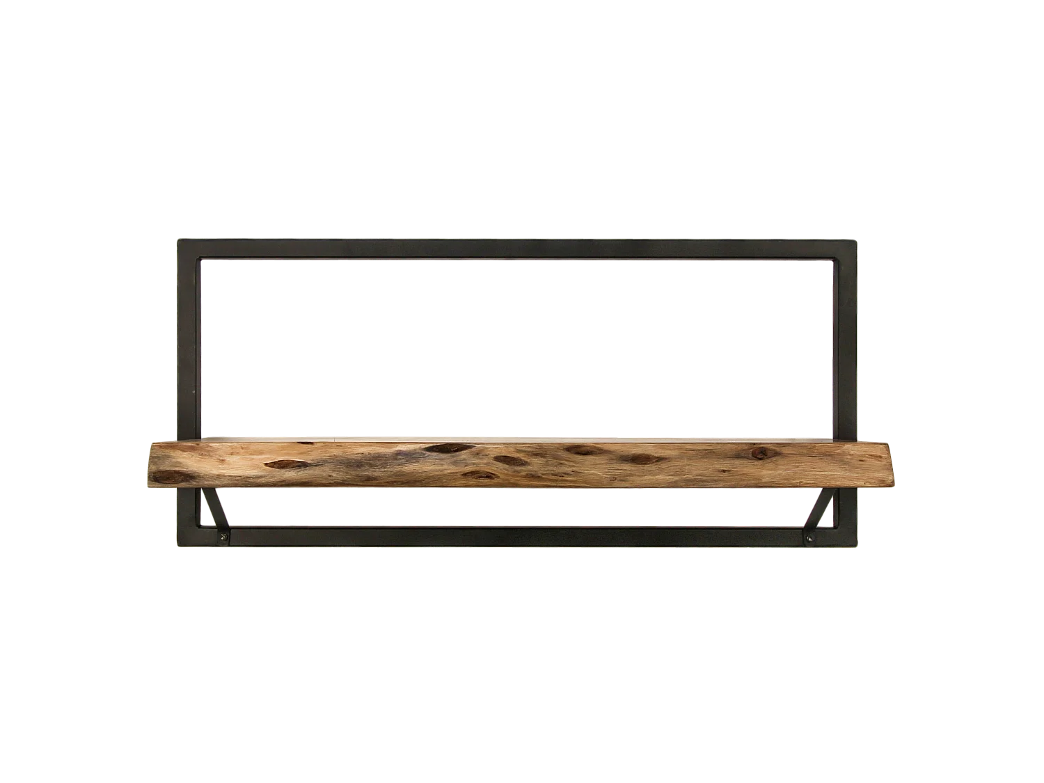 Étagère murale Levels live edge (bord brut) - Acacia/fer 70*22*32