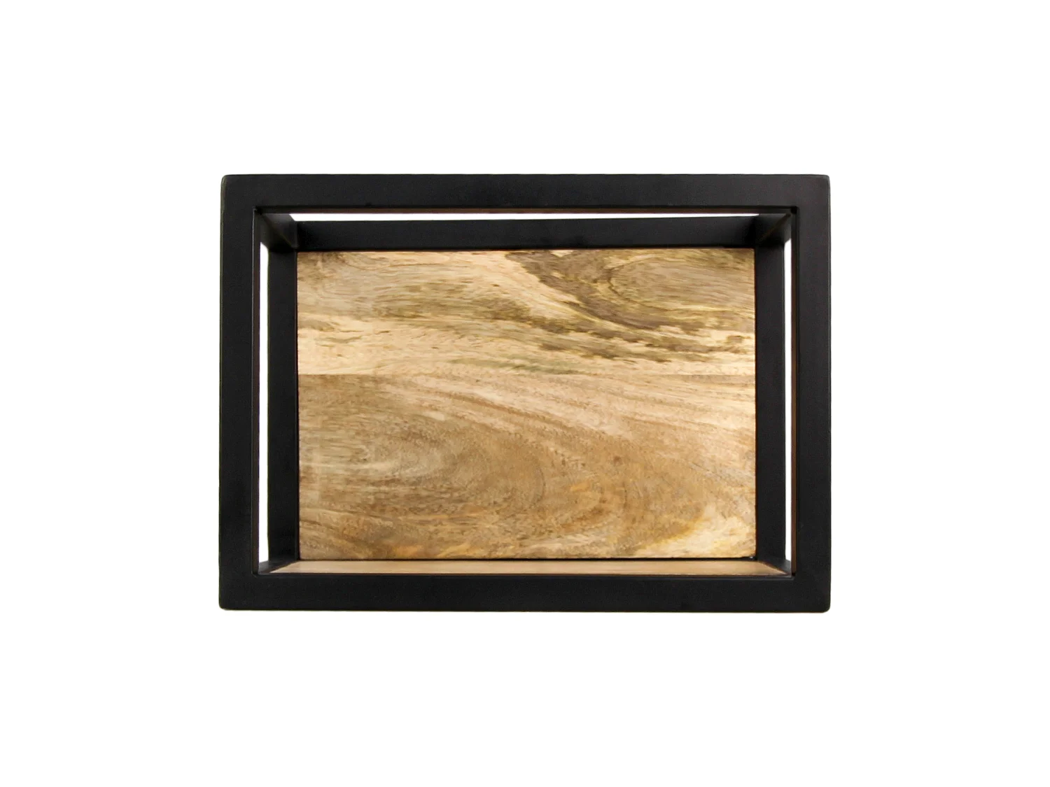 Boîte murale Levels - Bois de manguier/fer 35*18*25