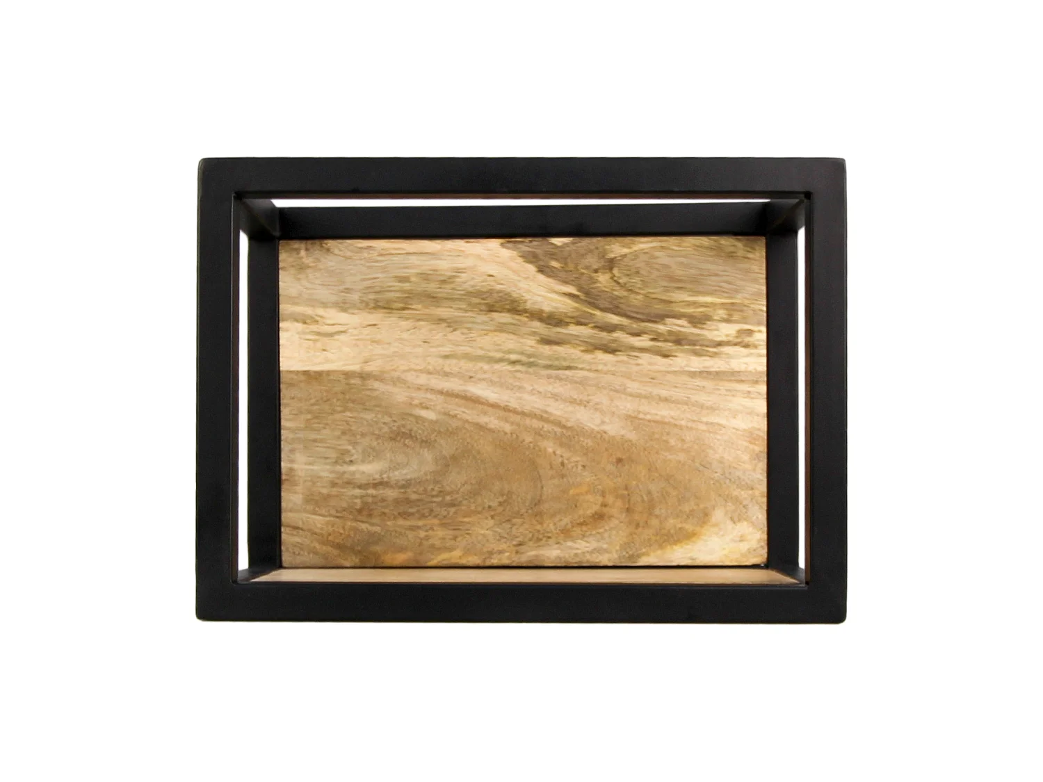 Boîte murale Levels - Bois de manguier/fer 35*18*25