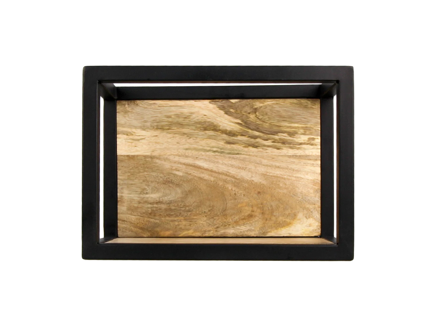 Boîte murale Levels - Bois de manguier/fer 35*18*25