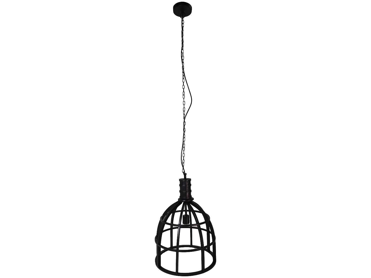 Suspension - Métal - Noir - ø40x50 cm