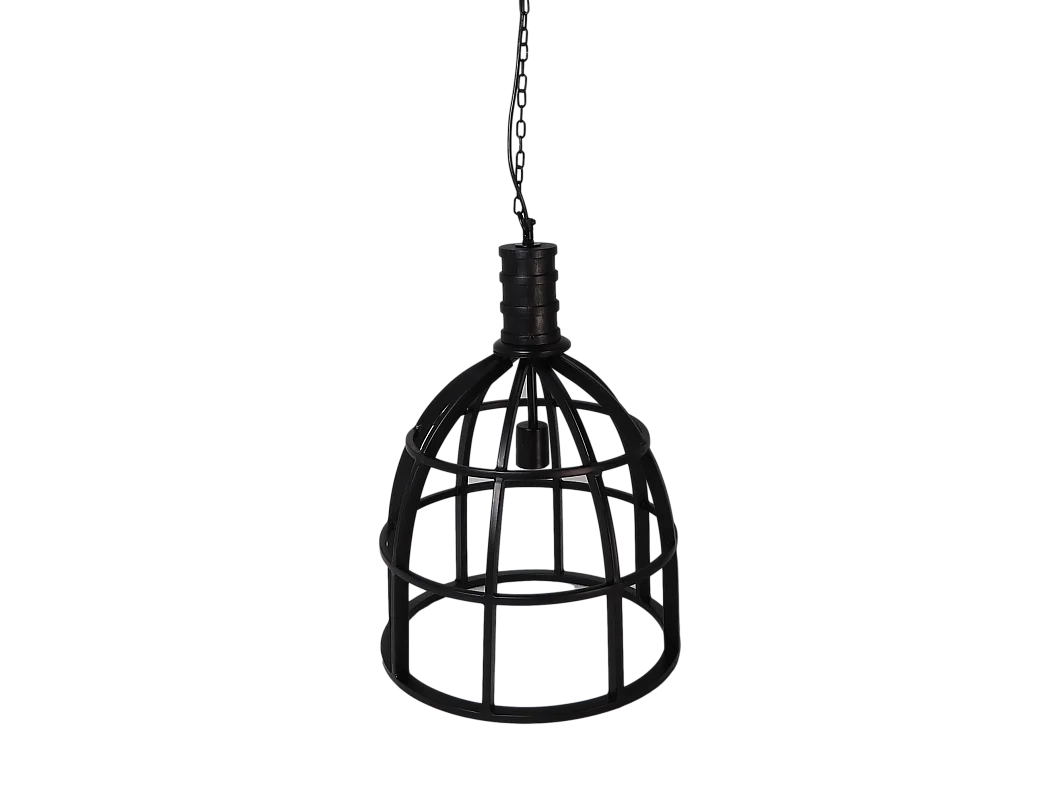 Suspension - Métal - Noir - ø40x50 cm