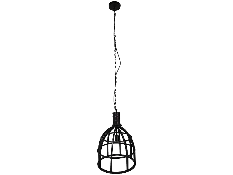 Suspension - Métal - Noir - ø40x50 cm