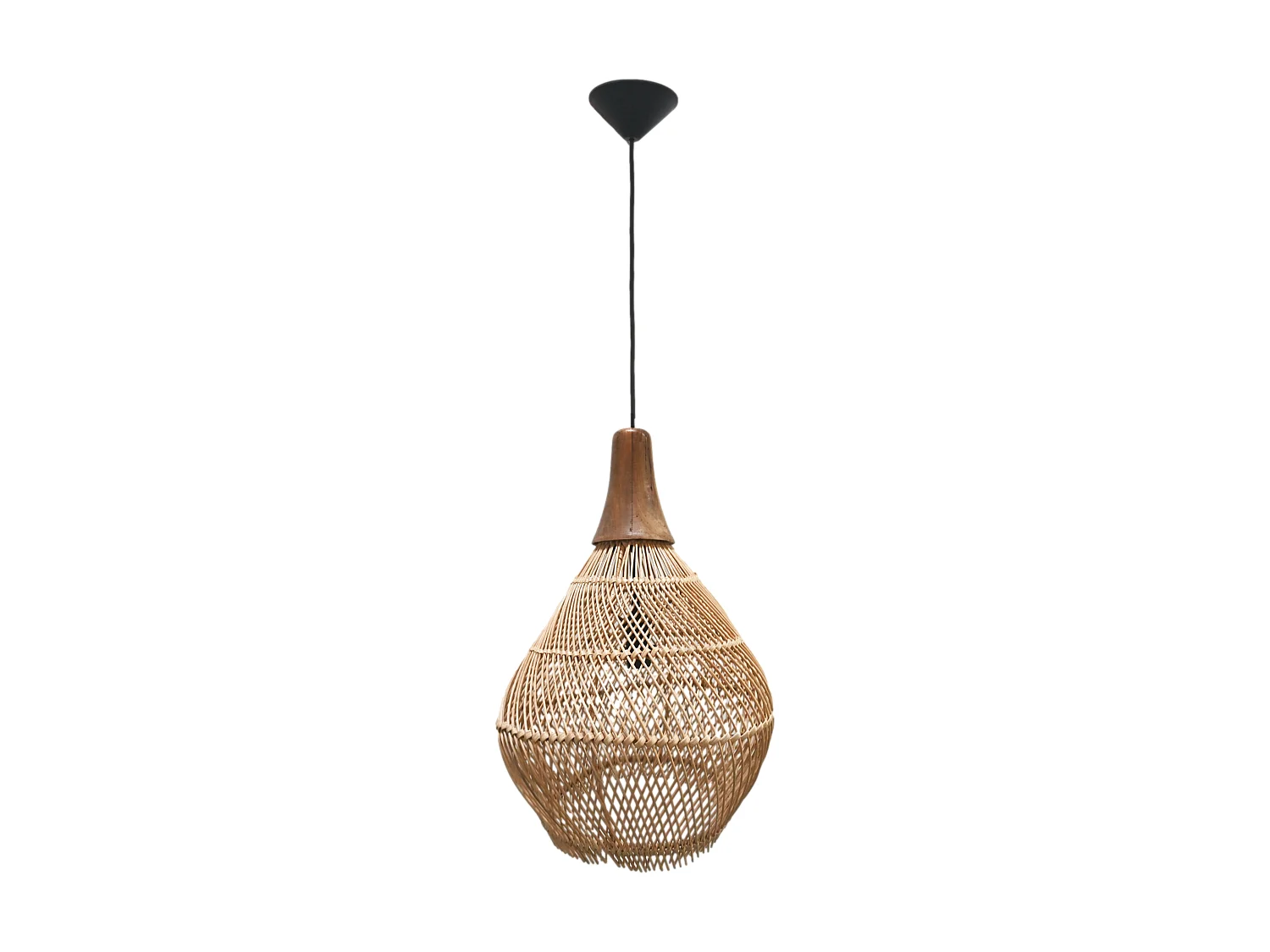 Suspension en rotin - 34x34x58 - Naturel - Rotin-Teck