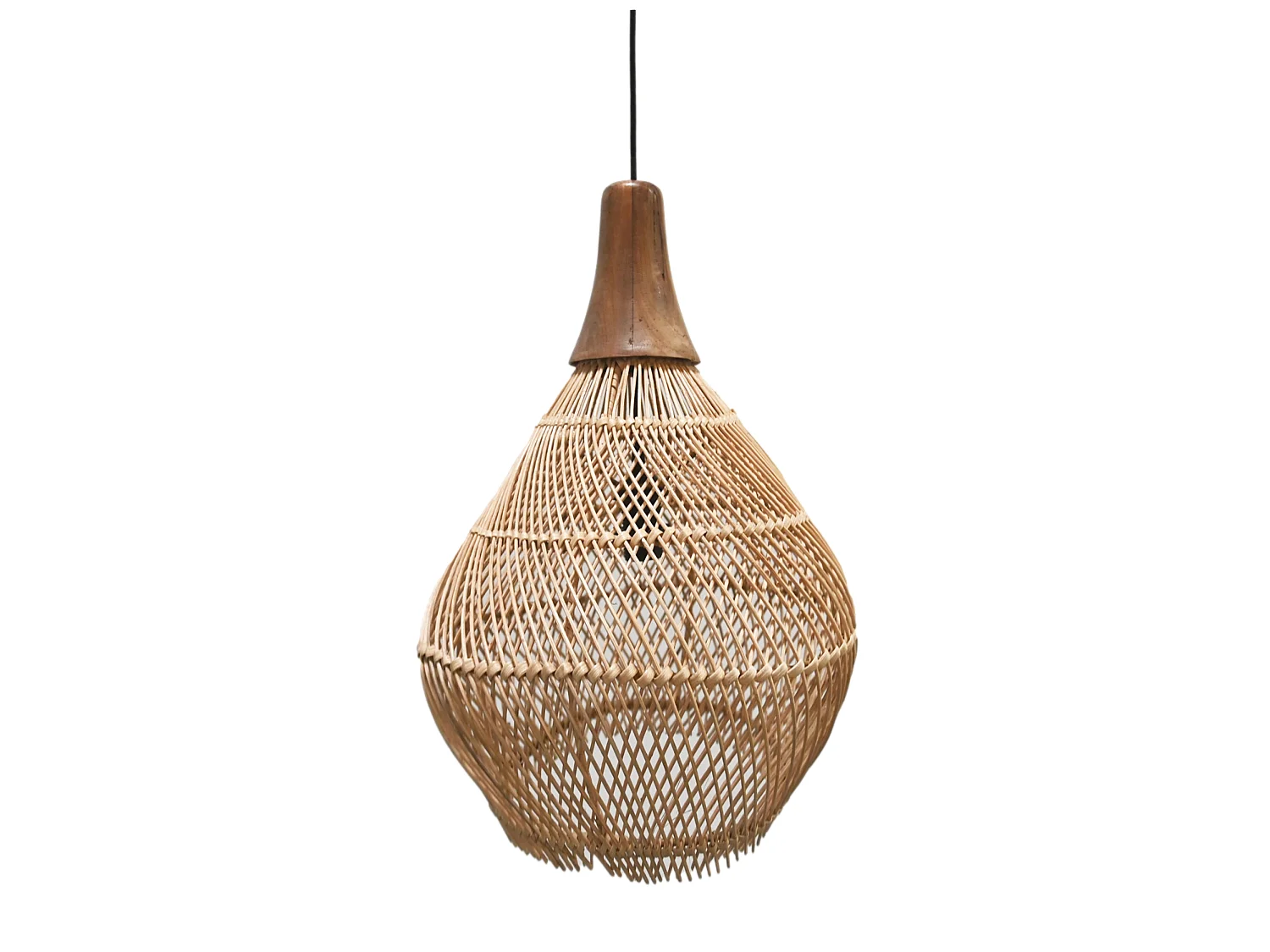 Suspension en rotin - 34x34x58 - Naturel - Rotin-Teck