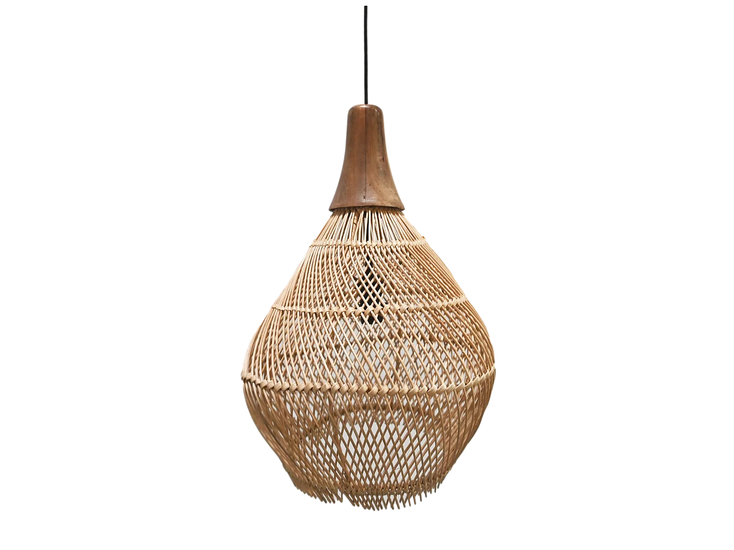 Suspension en rotin - 34x34x58 - Naturel - Rotin-Teck