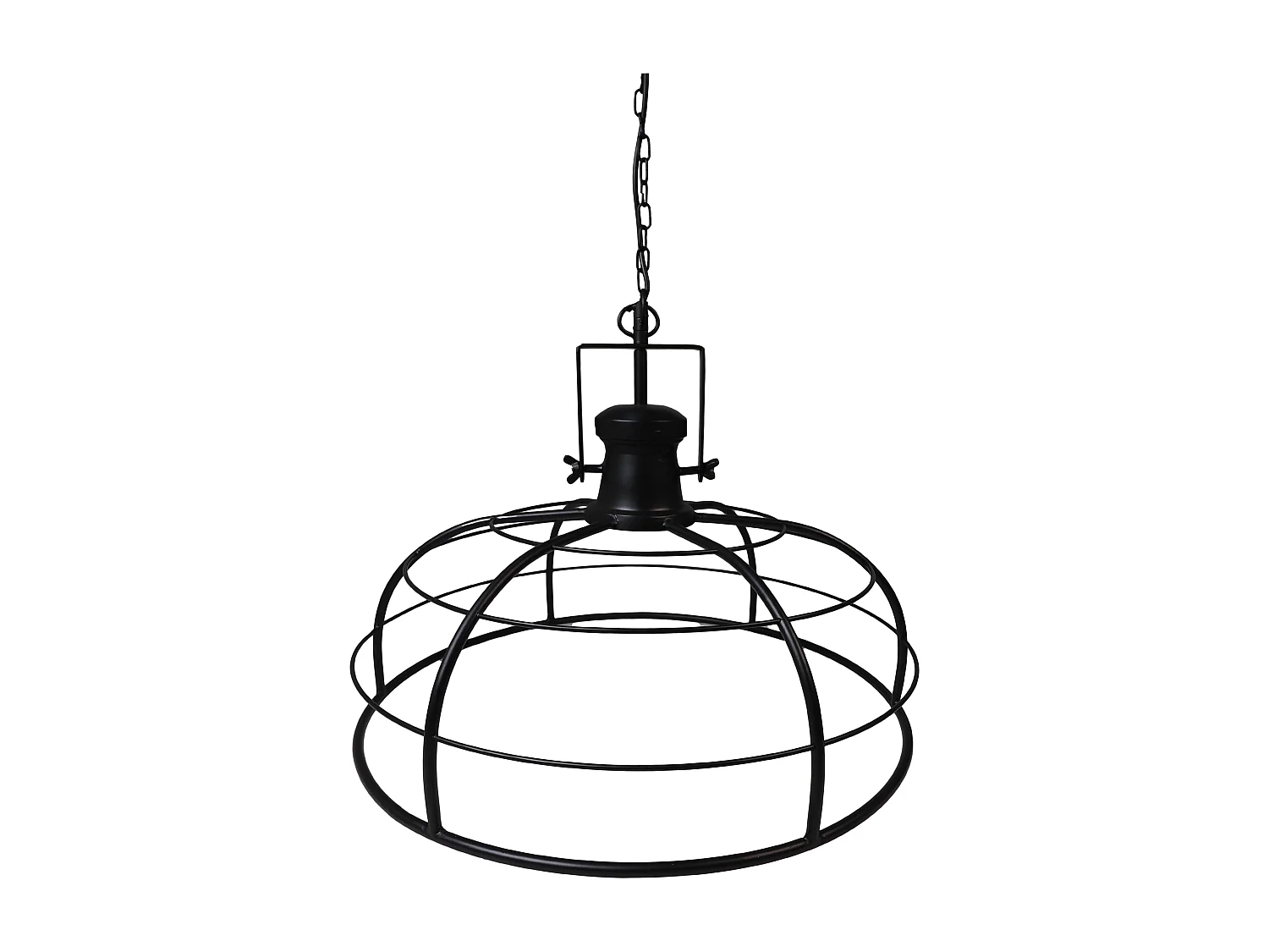 Crown - Suspension - Matériel fer - Noir - 60 x 43 x 43 cm