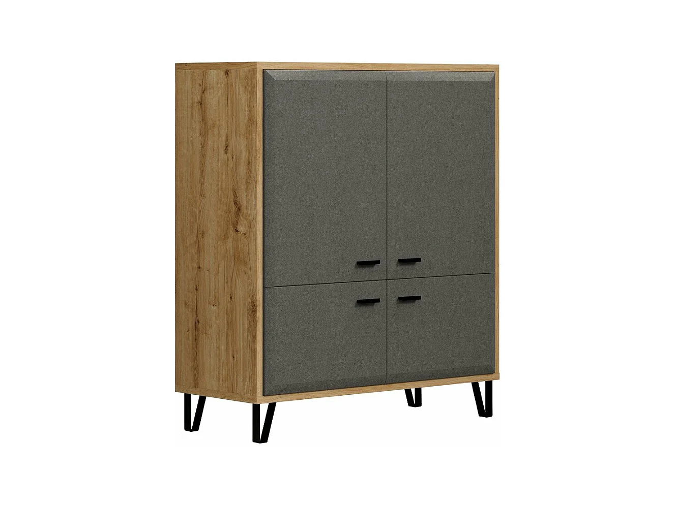 Buffet haut 4 portes L98 cm - BLANSHE