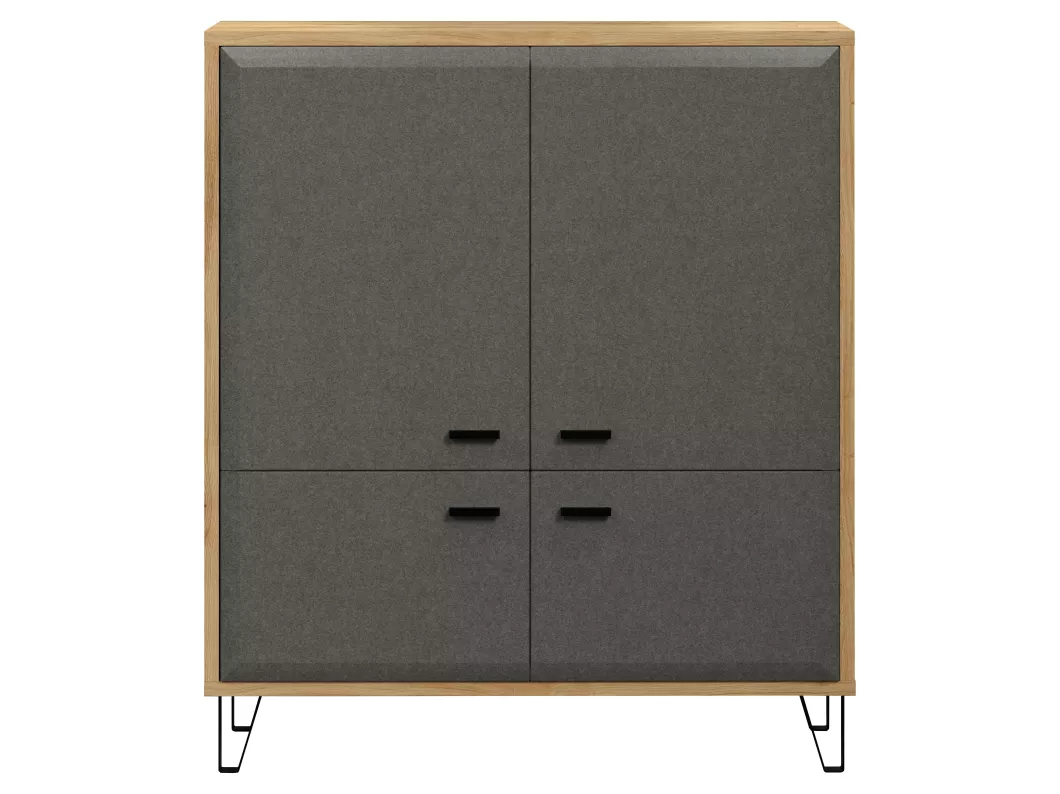 Kauf Unique Blanshe Sideboard 4 Türen, grau