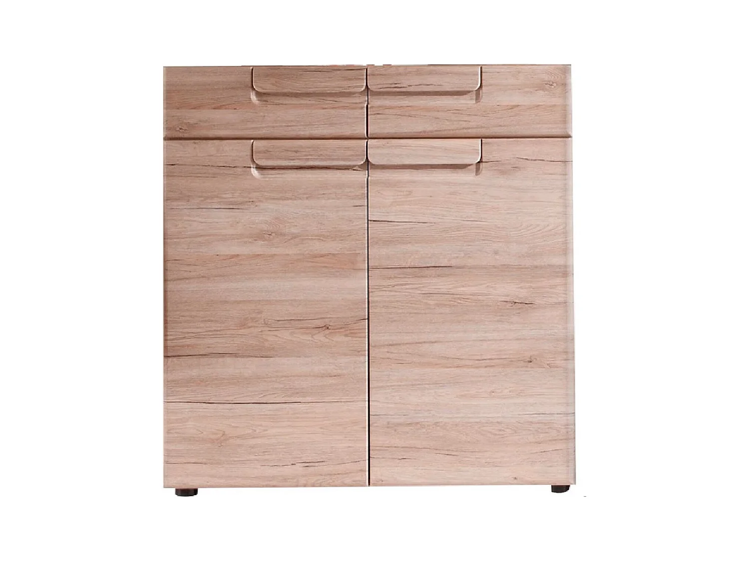 Commode 2 portes chêne San Remo Aurel 90cm