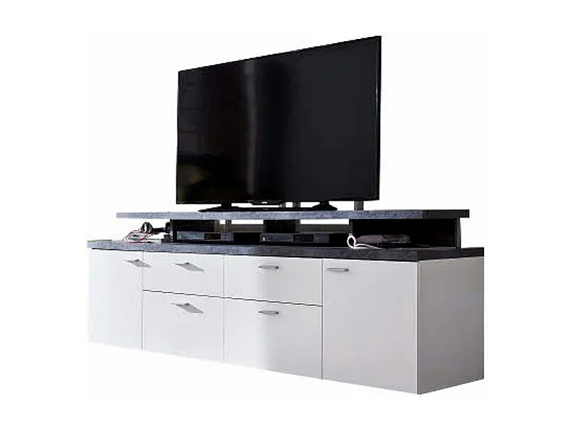 Kolz mat wit tv-meubel 180 cm-