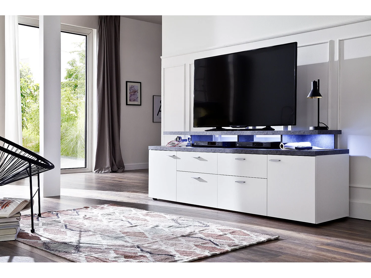 Kolz mat wit tv-meubel 180 cm-