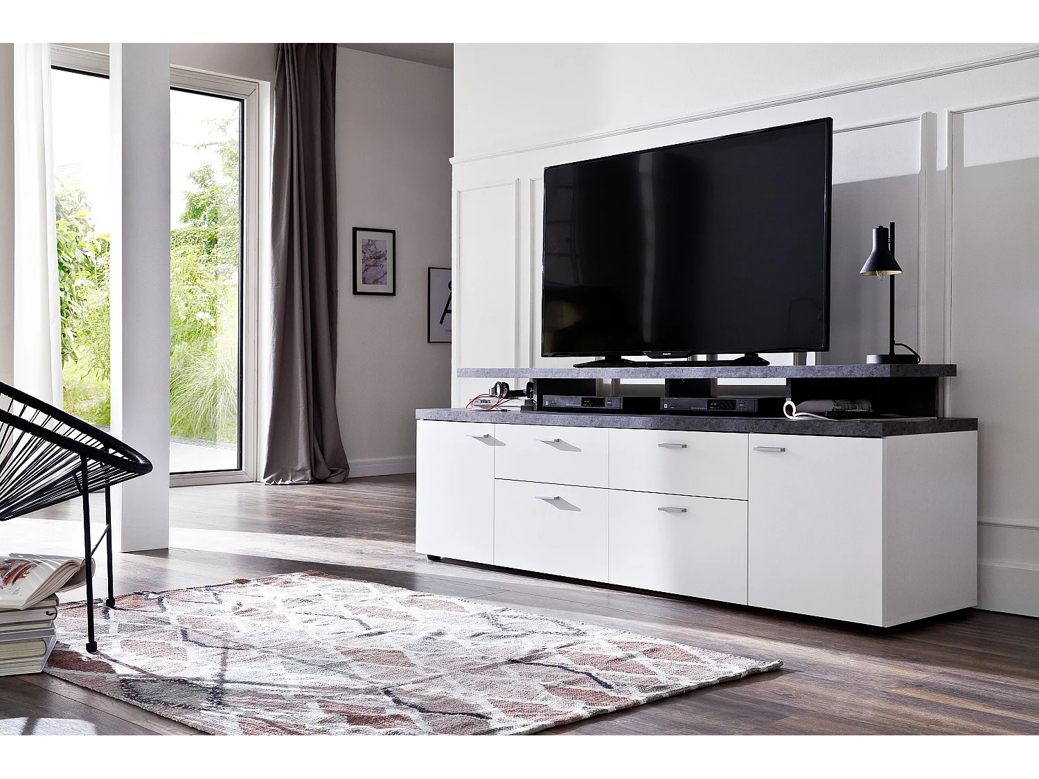 Kolz mat wit tv-meubel 180 cm-