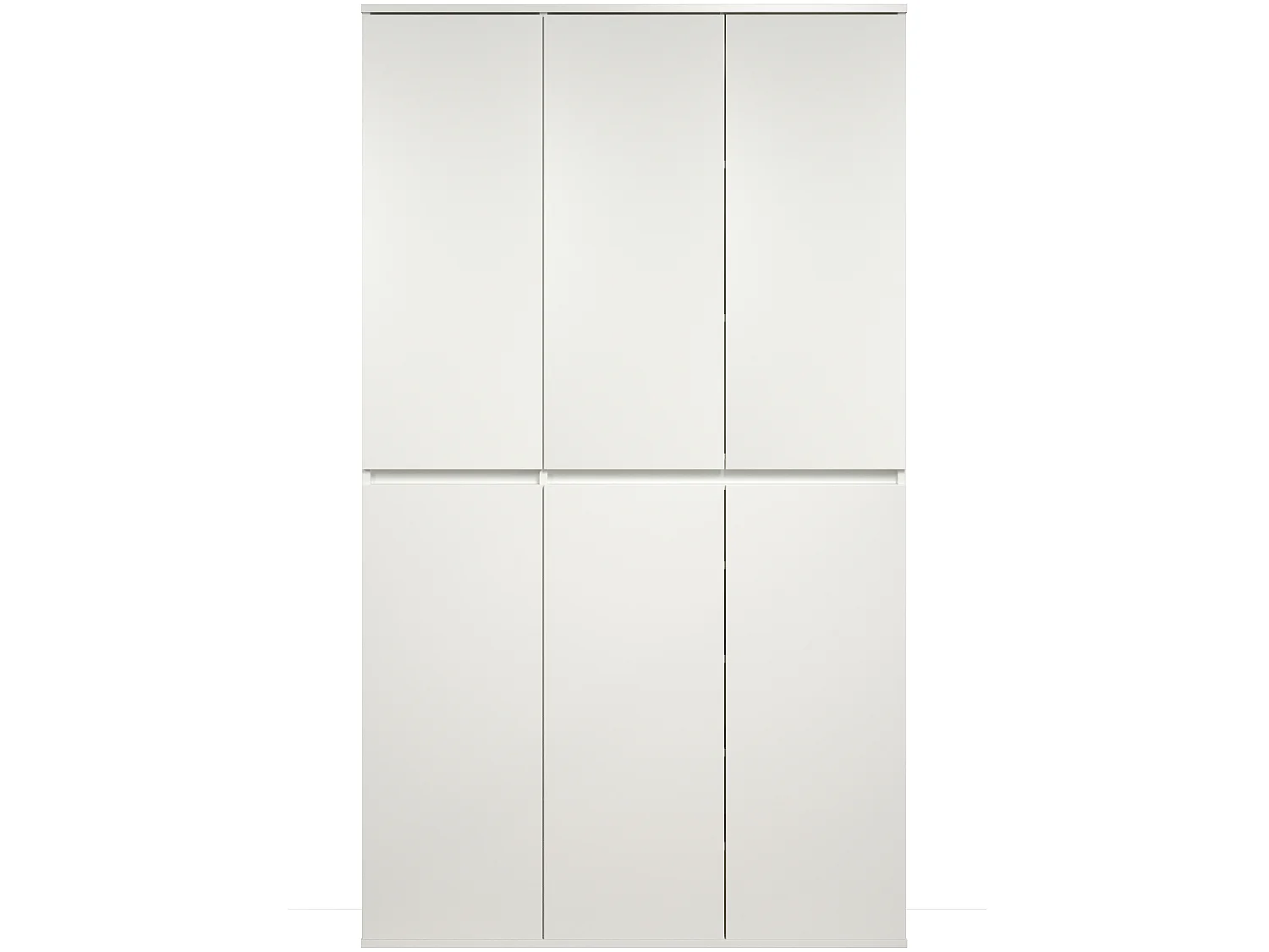 Armoire - Mélaminé - Blanc - 111 - 191 - 34 cm