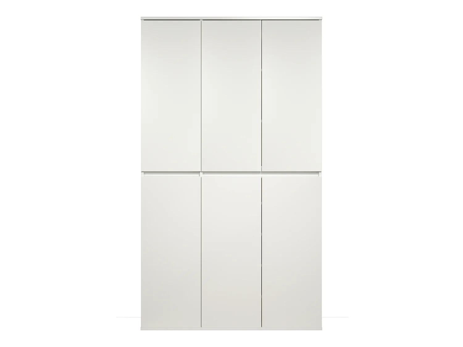 Armoire - Mélaminé - Blanc - 111 - 191 - 34 cm