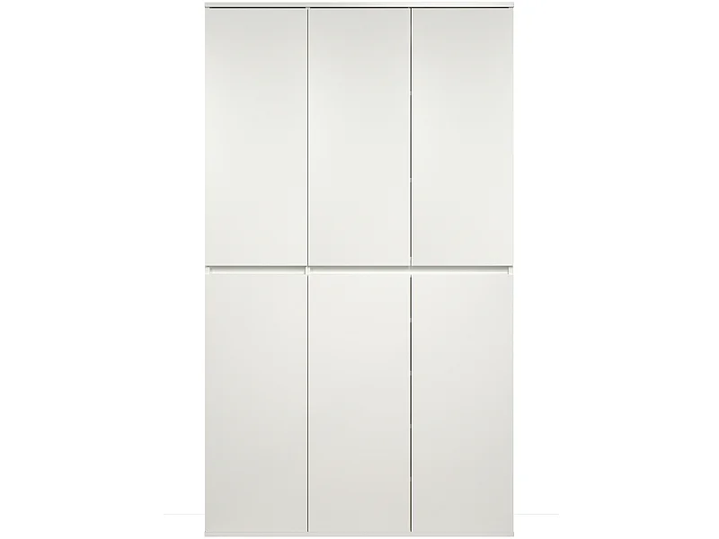 Armoire - Mélaminé - Blanc - 111 - 191 - 34 cm