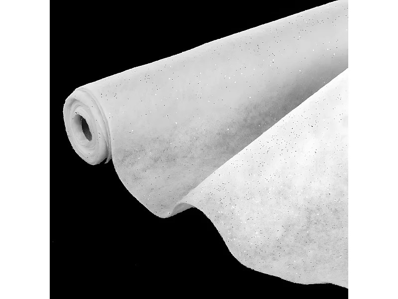 Tapis de Neige Paillettes "Manteau" 300cm Blanc