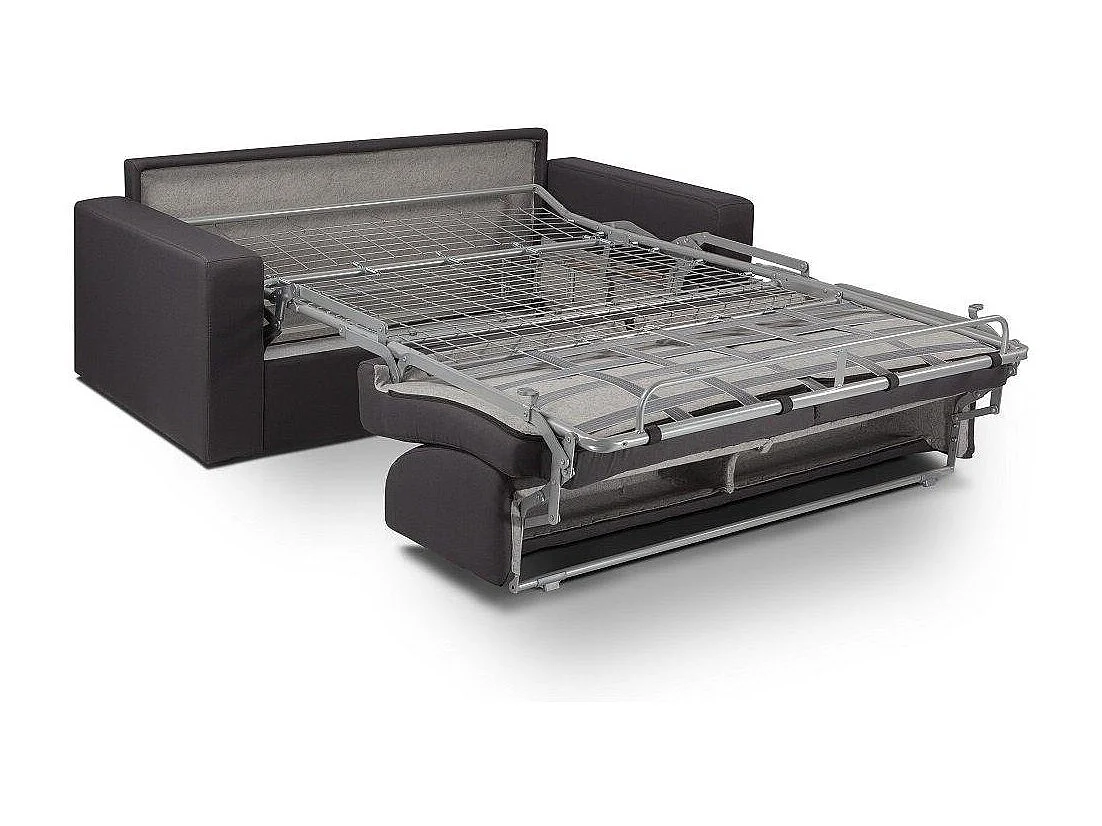 Canapé EXPRESS DREAMER Convertible lit 140*16 *192cm tweed gris graphite matelas 16 cm