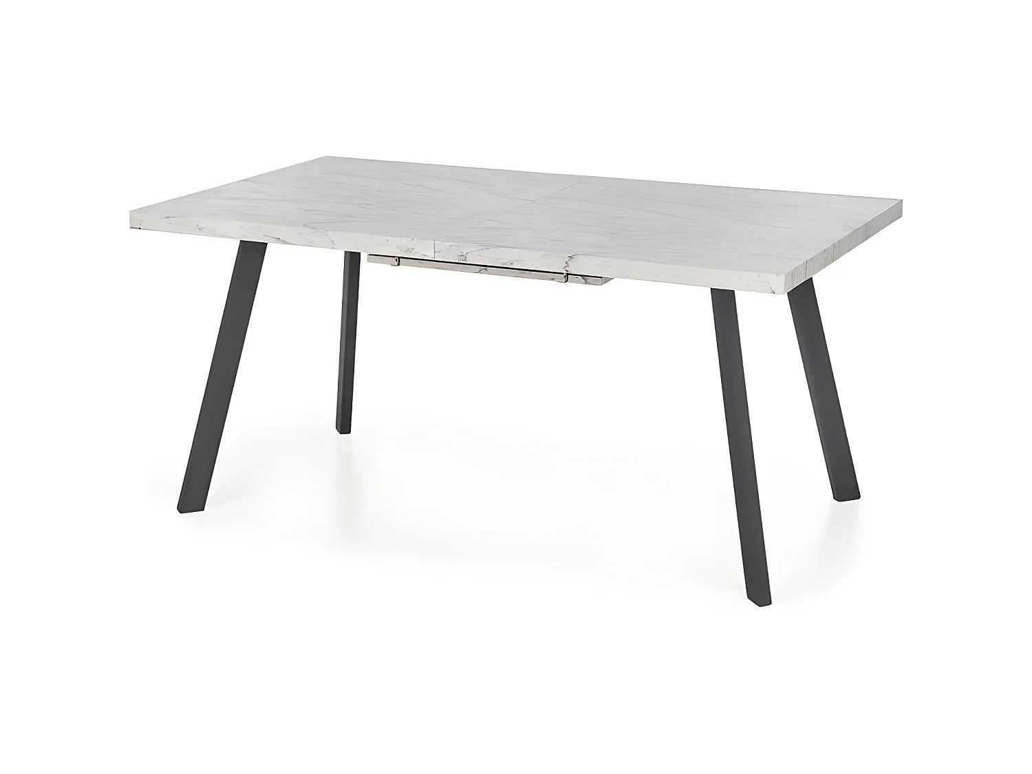 Table industrielle marbre et métal Mya