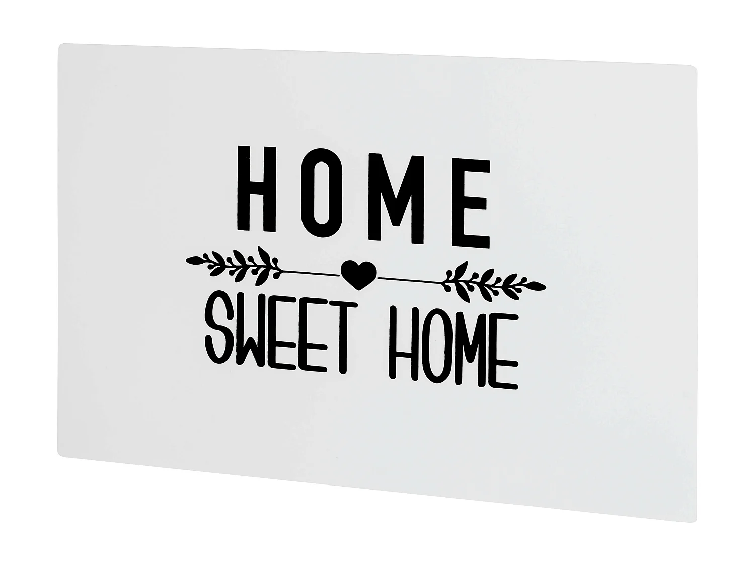 Boîte à clés design métal blanc "Home sweet Home" Kilia