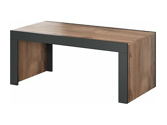 Mesa de centro 120cm roble y antracita Yosh