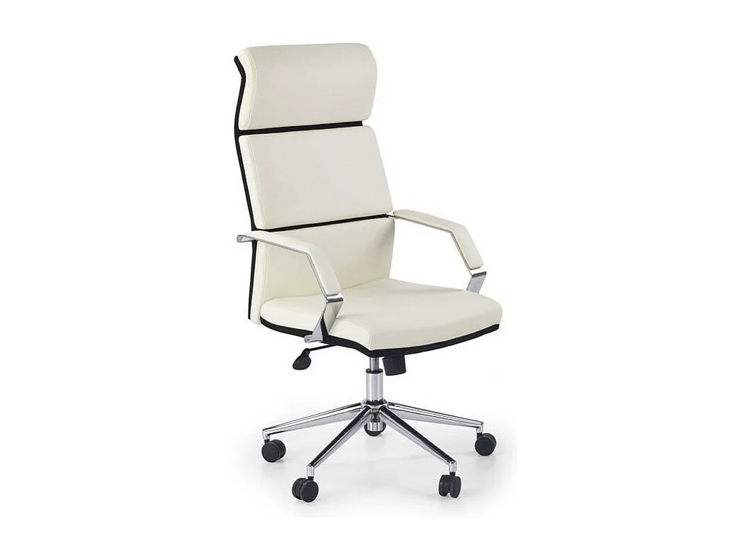 Fauteuil de bureau noir et blanc design Clasto