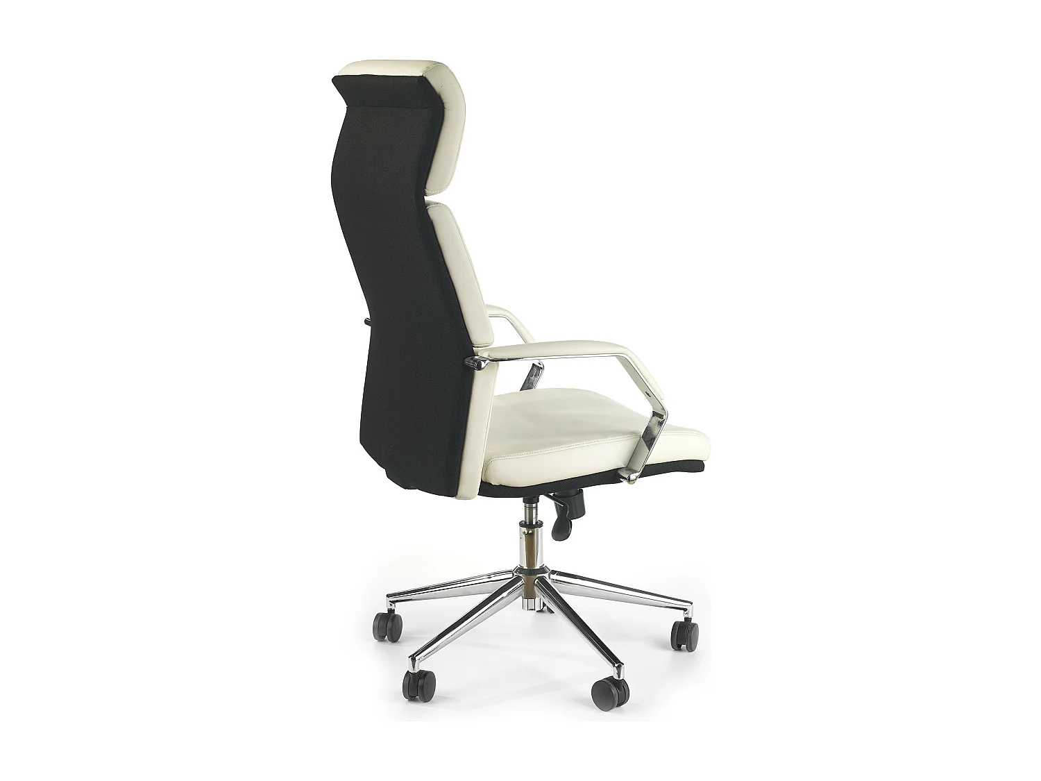 Fauteuil de bureau noir et blanc design Clasto