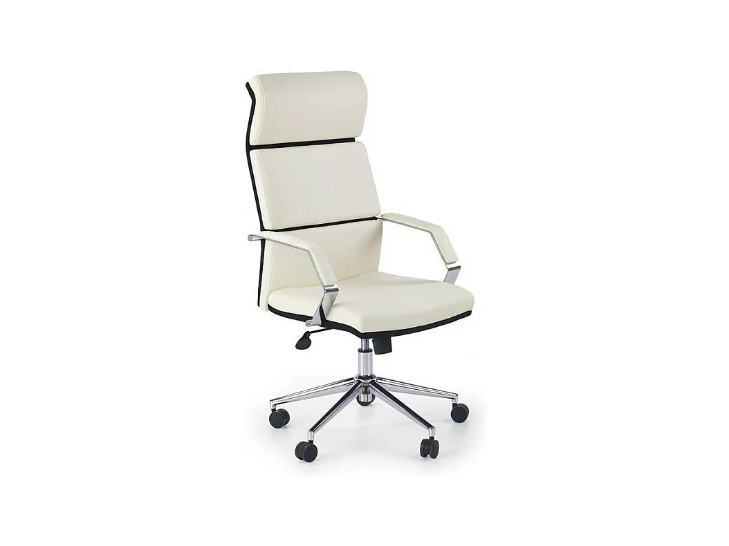 Fauteuil de bureau noir et blanc design Clasto