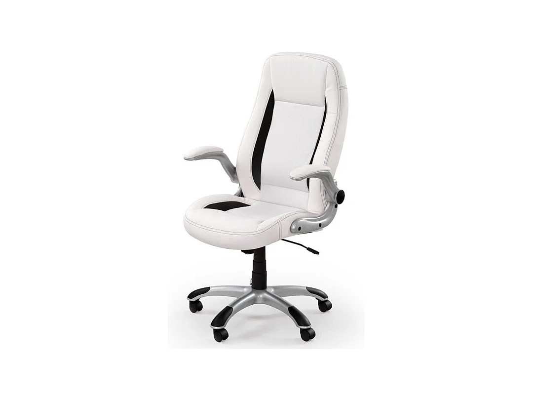 Fauteuil de bureau blanc Luna