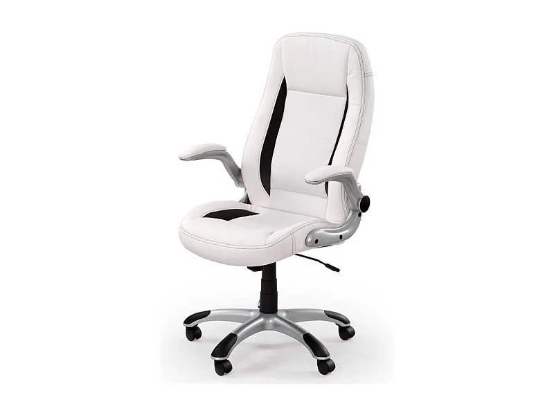 Fauteuil de bureau blanc Luna