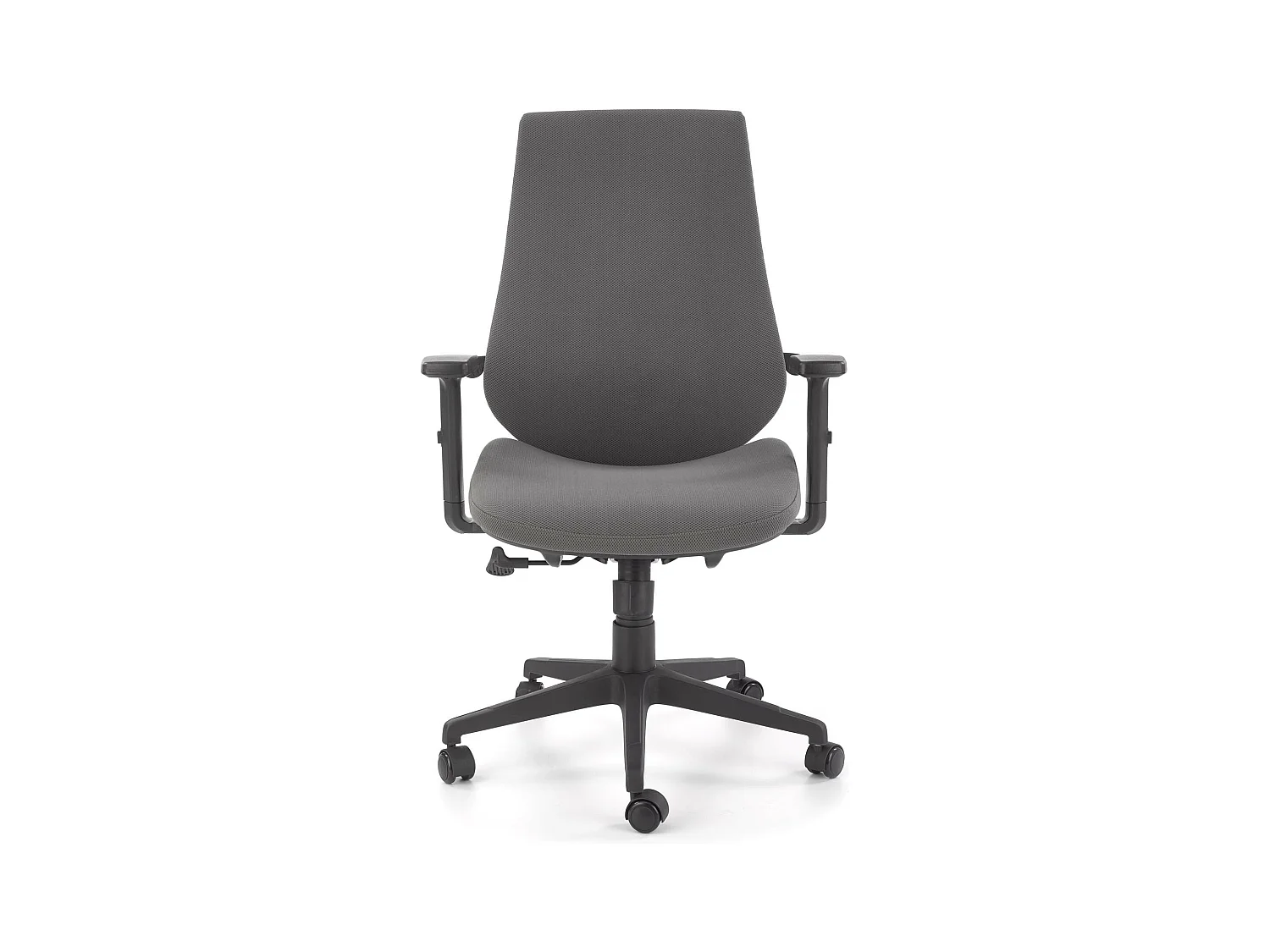 Silla de oficina DIAMOND de tela gris regulable en altura