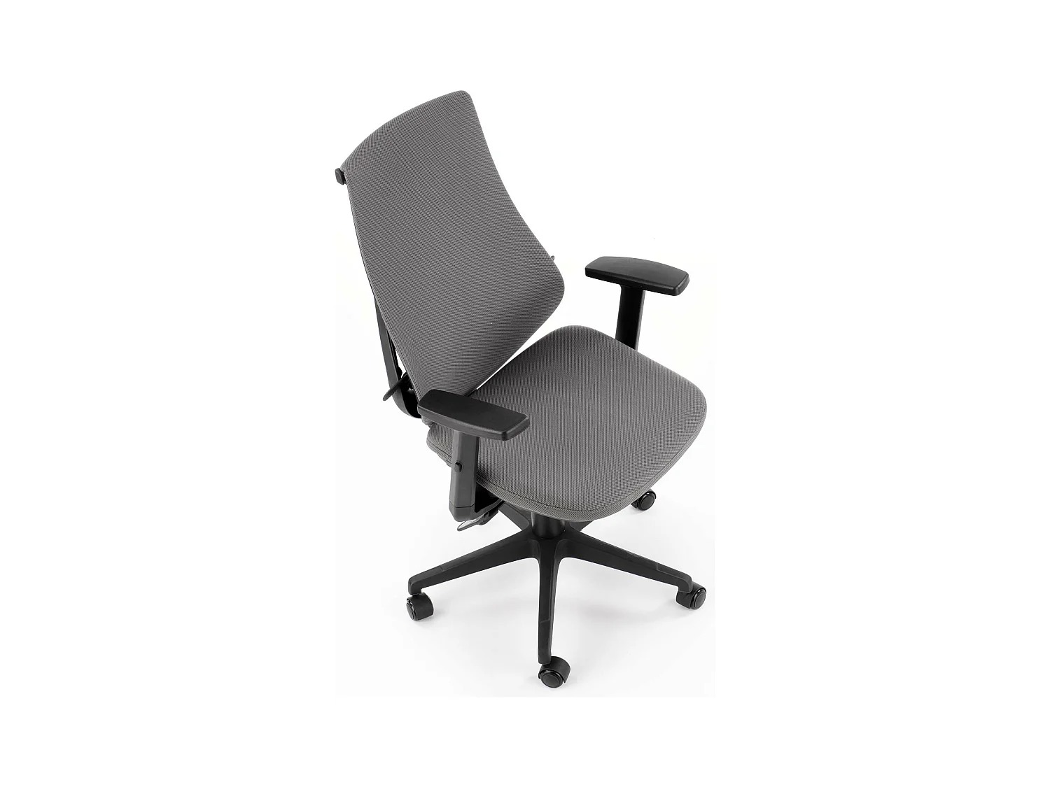 Silla de oficina DIAMOND de tela gris regulable en altura