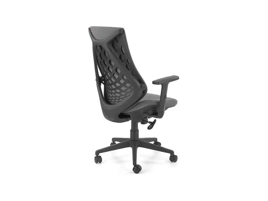 Silla de oficina DIAMOND de tela gris regulable en altura