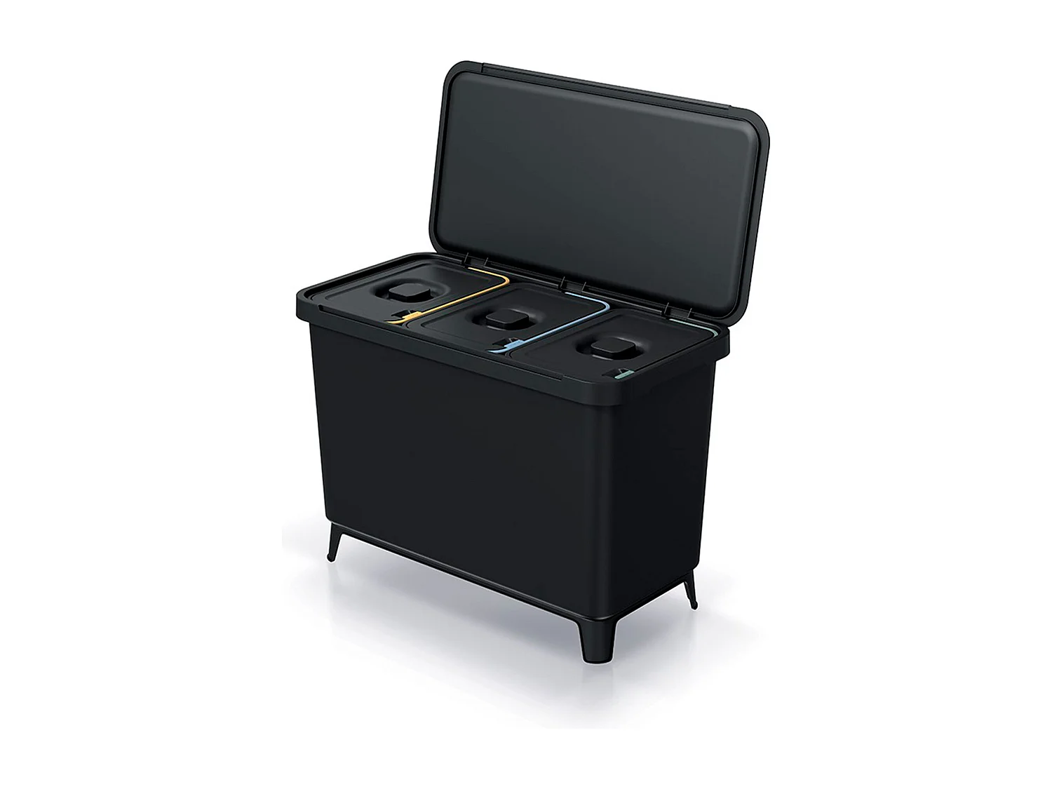 Système de classification de recyclage 3 x 10 litres Keden 57x29x41