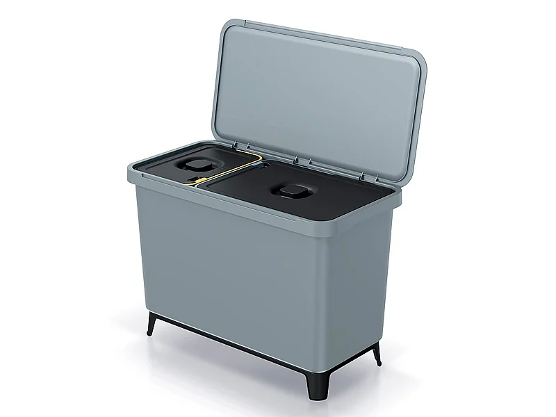 1x10l + 1x23l Gray Keden Recycling Classificateur 57x29x41