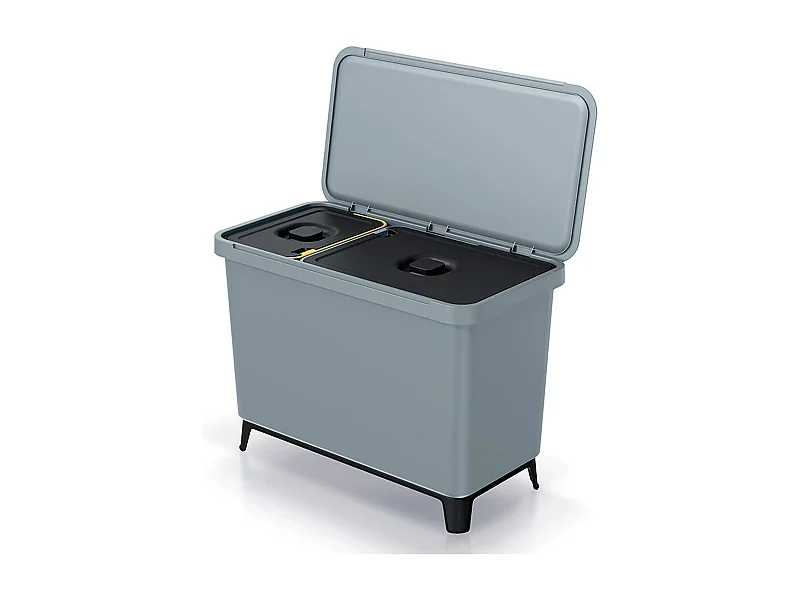 1x10l + 1x23l Gray Keden Recycling Classificateur 57x29x41