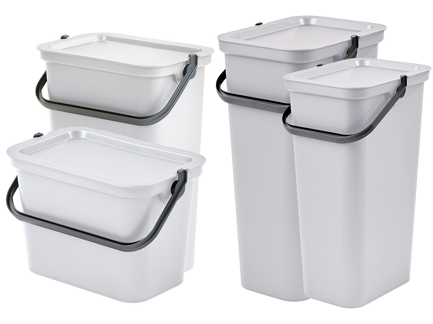 Promo Poubelle 2 Ouvertures En Plastique 25l Chez Maxi Bazar